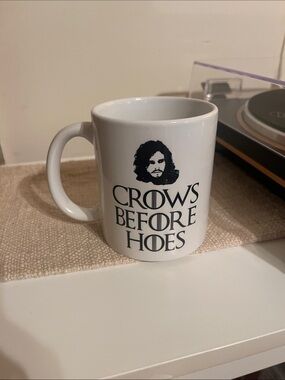 Crows Before Hoes White Ceramic Mug